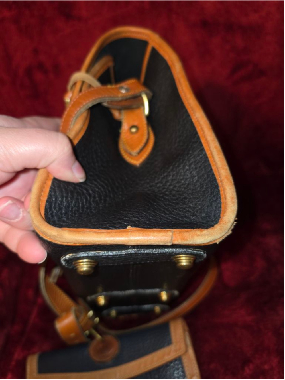 Women's Dooney & Bourke Crossbody Bag One Size Black Brown - Picture 7 of 15
